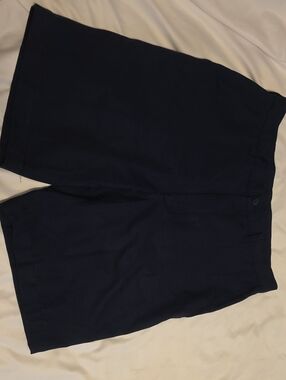 PGA Tour Men's Dark Navy Flat-Front Golf Shorts